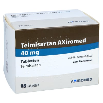 Telmisartan AXiromed 40 mg