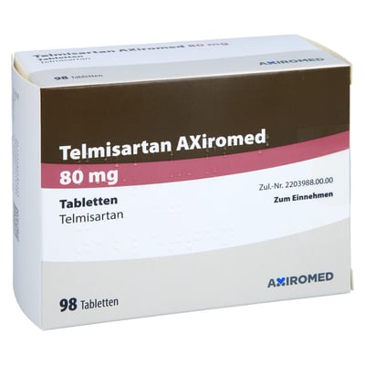 Telmisartan AXiromed 80 mg