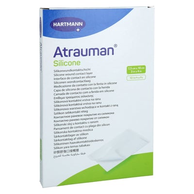 Atrauman Silicone steril 7.5x10 cm Kompressen