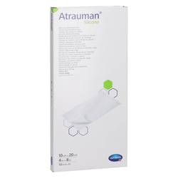 Atrauman Silicone steril 10x20 cm Kompressen Kohlpharma