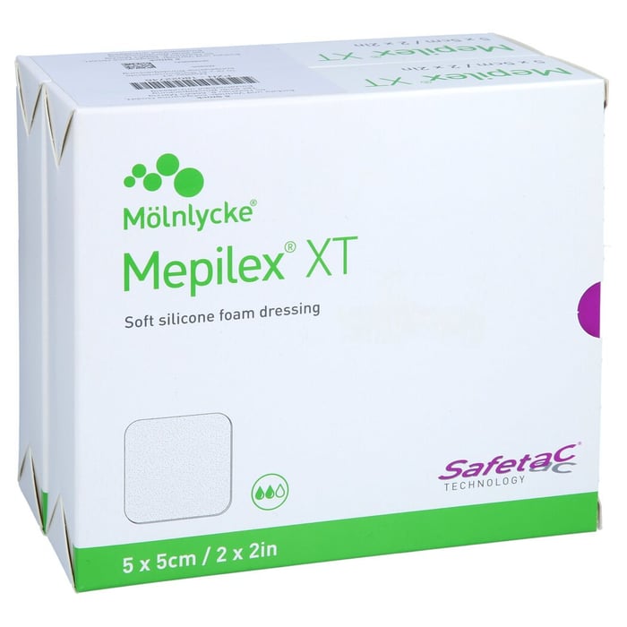 Mepilex XT 5x5 cm Schaumverband