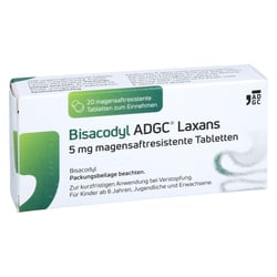 Bisacodyl ADGC Laxans 5 mg