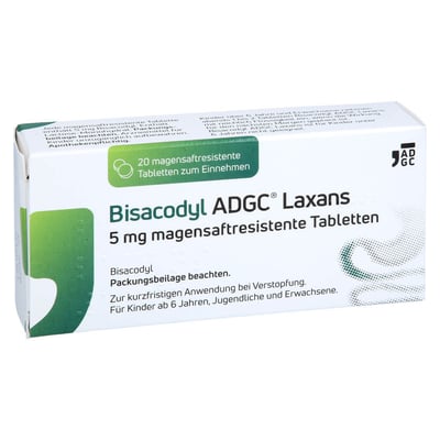 Bisacodyl ADGC Laxans 5 mg