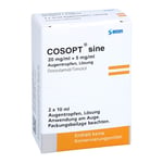 Cosopt sine 20 mg/ml+5 mg/ml Produktbild 1