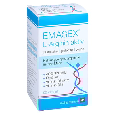 Emasex L-Arginin aktiv Kapseln
