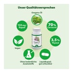 Dr. Jacob's Oregano-Öl Kapseln Carvacrol Thymol vegan Produktbild 4
