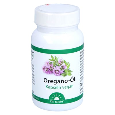Dr. Jacob's Oregano-Öl Kapseln Carvacrol Thymol vegan