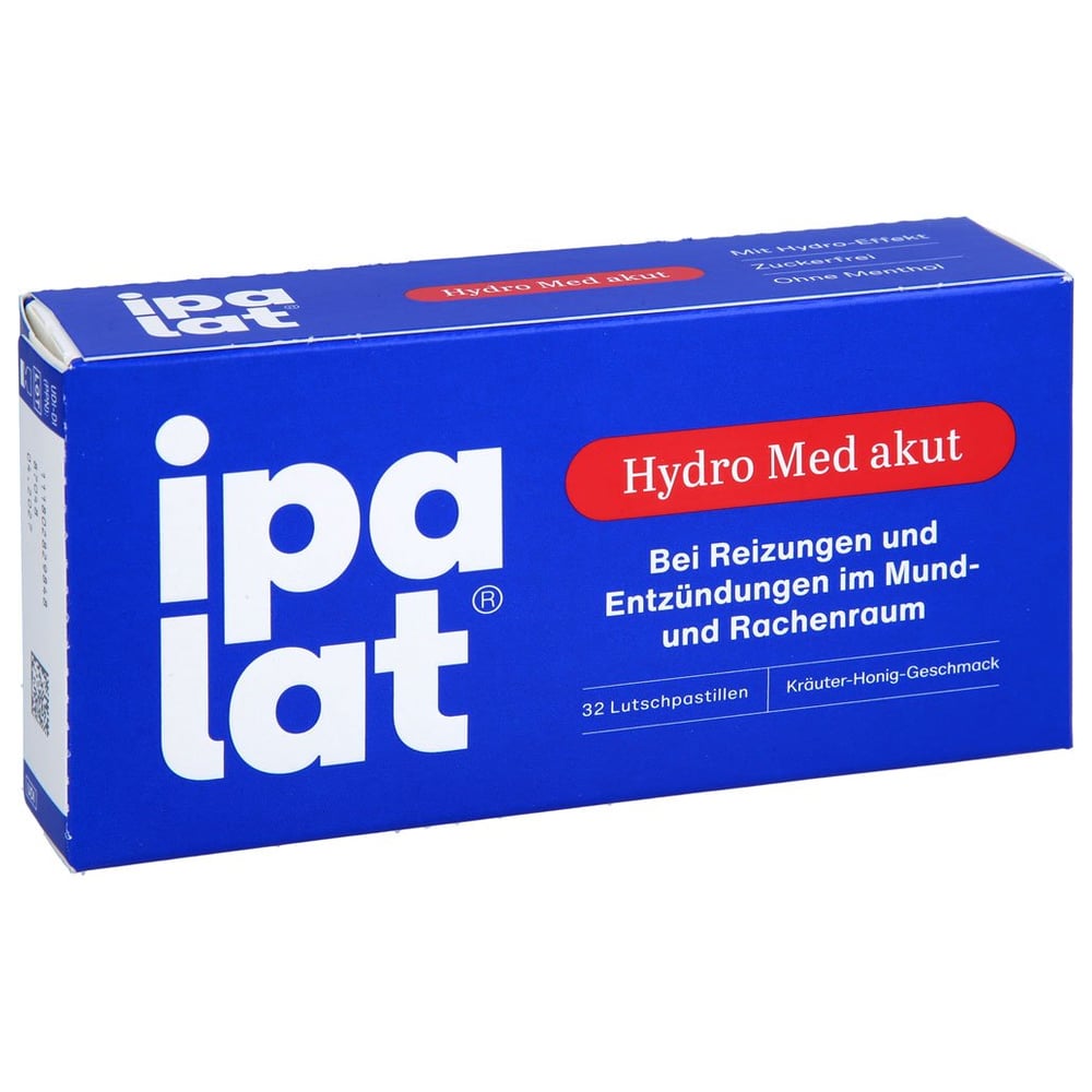 Ipalat Hydro Med akut Lutschpastillen