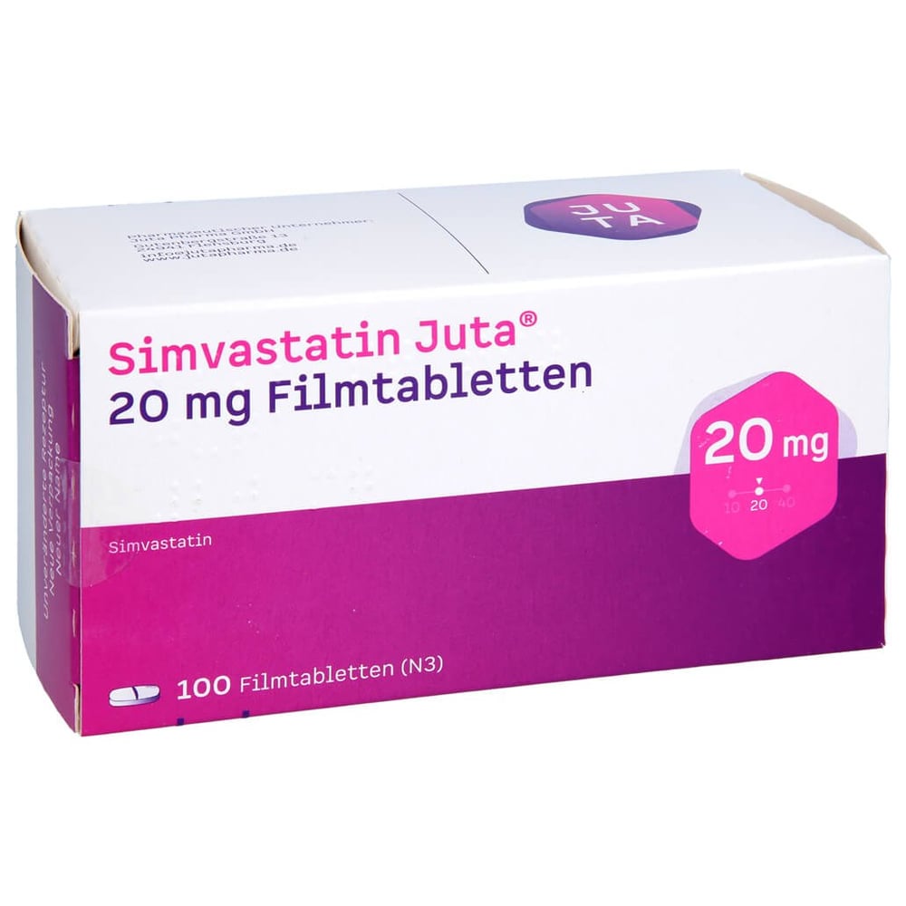 Simvastatin Juta 20 mg
