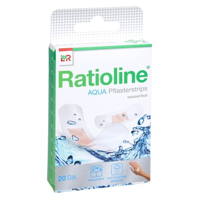 Ratioline AQUA Pflasterstrips 2 Gr. 20 St.