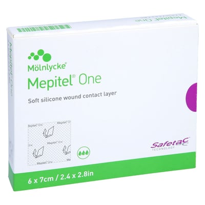 Mepitel One 6x7 cm Silikon Netzverband