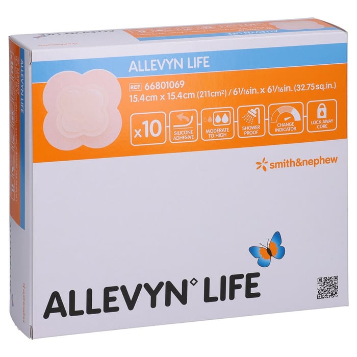 Allevyn Life 15,4x15,4 cm Silikonschaumverband