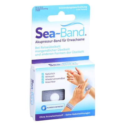 SEA-BAND Akupressurband für Erwachsene grau