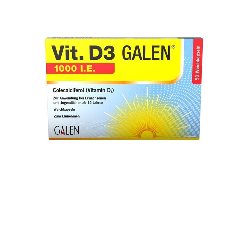 Vit. D3 GALEN 1000 I.E.