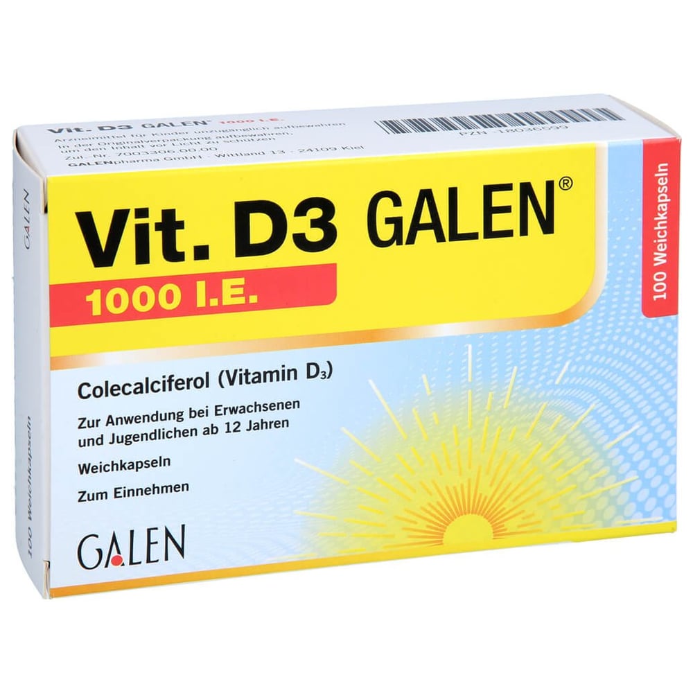 Vit. D3 GALEN 1000 I.E.