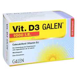 Vit. D3 GALEN 1000 I.E.