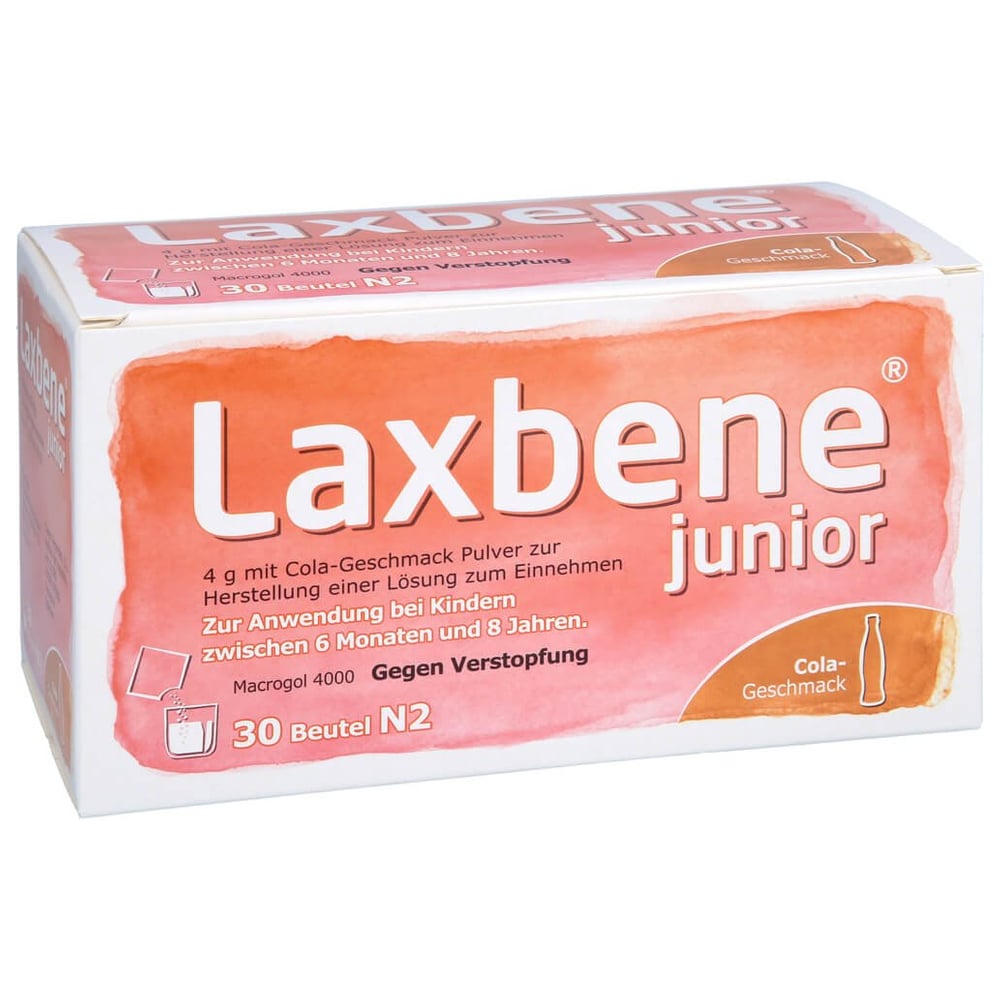 Laxbene junior 4 g mit Cola-Geschmack
