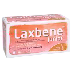 Laxbene junior 4 g mit Cola-Geschmack