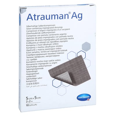 Atrauman Ag 5x5 cm steril Kompressen Crosp Medical
