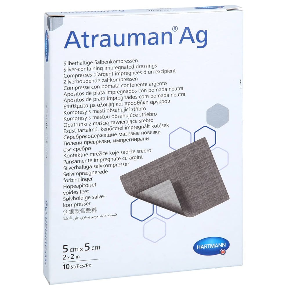 Atrauman Ag 5x5 cm steril Kompressen