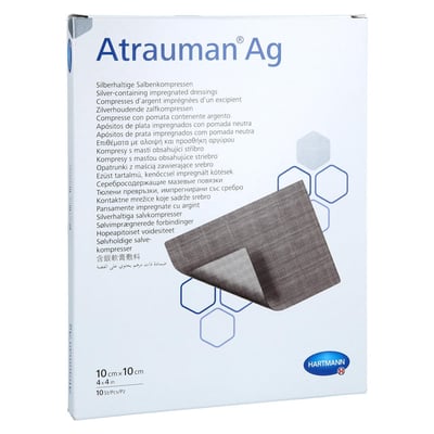 Atrauman Ag 10x10 cm steril Kompressen Crosp Medical