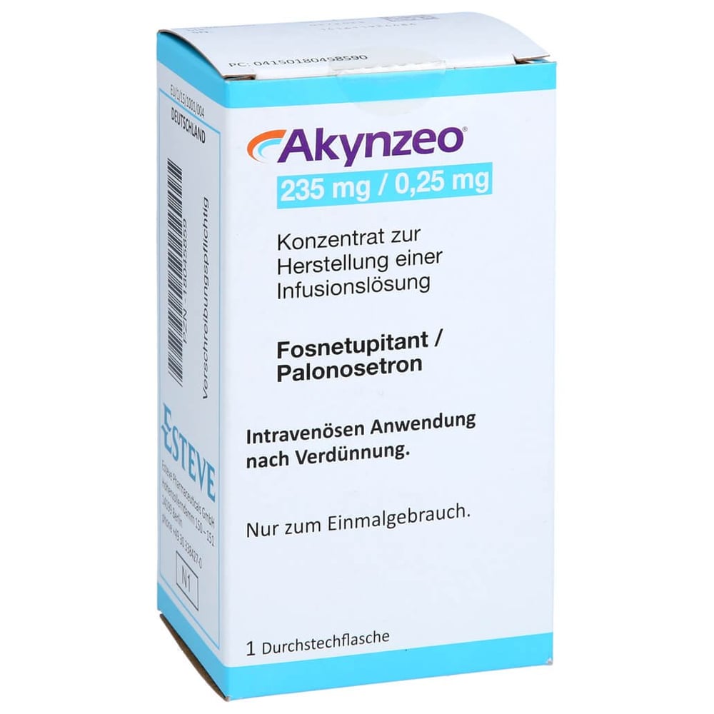 Akynzeo 235 mg/0.25 mg Kon In
