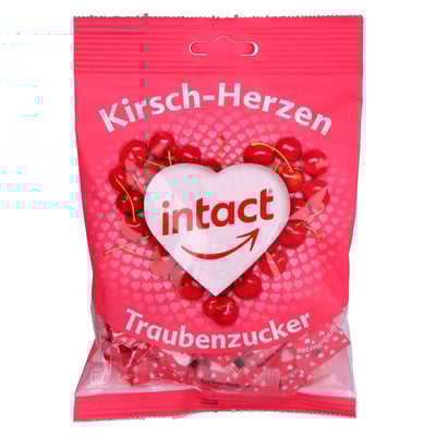Intact Traubenzucker Beutel Herzen