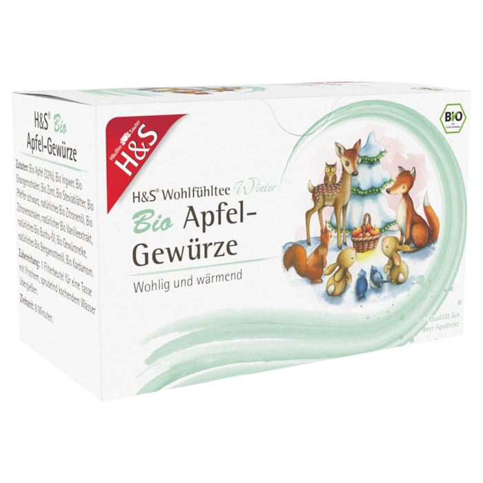H&S Wintertee Bio Apfel-Gewürze Filterbeutel