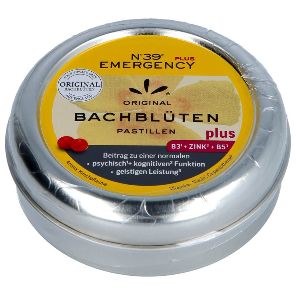 Bachblueten Notfall Pastillen Plus No39