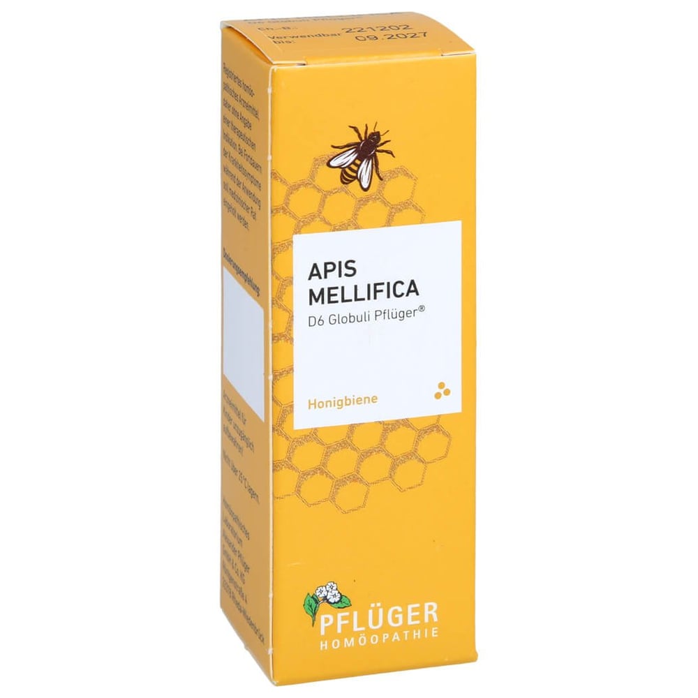Apis mellifica D6 Globuli Pflüger Dosierspender