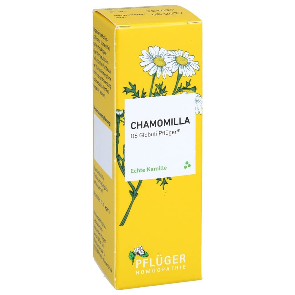 Chamomilla D6 Globuli Pflüger Dosierspender