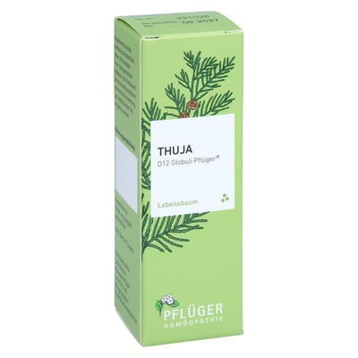 Thuja D12 Globuli Pflüger Dosierspender