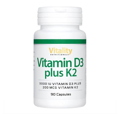 Vitamin D3 5000 I.E. plus K2 200mcg