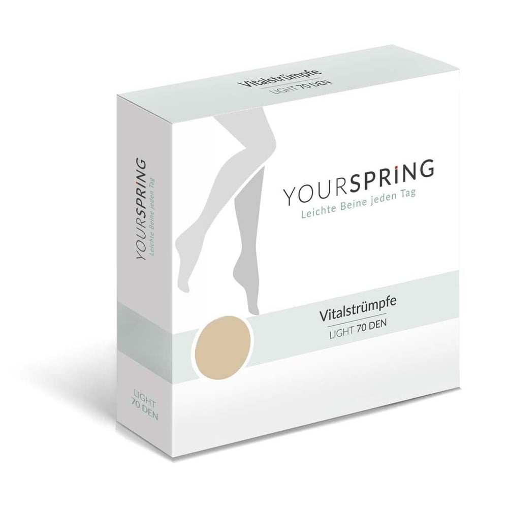 YOURSPRING light transparent 70den AD 38/39 nuss