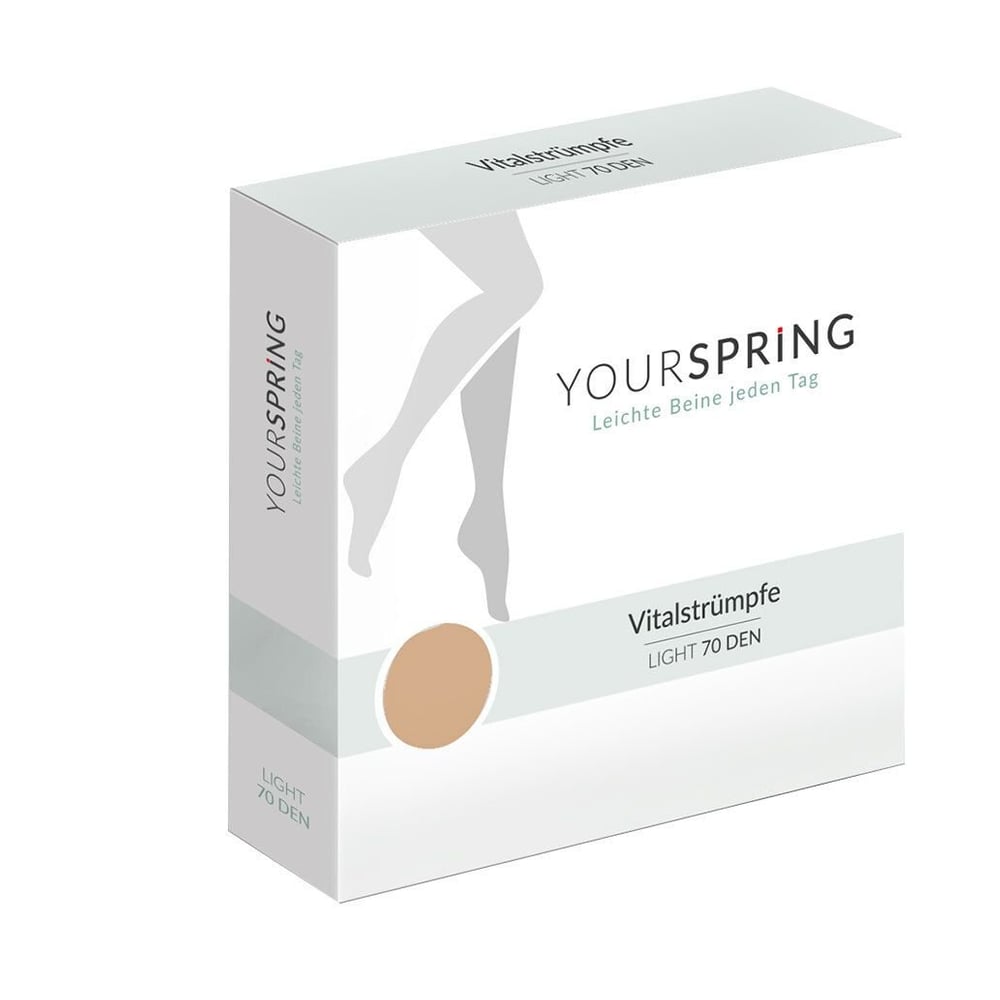 YOURSPRING light transparent 70den AD 38/39 honig