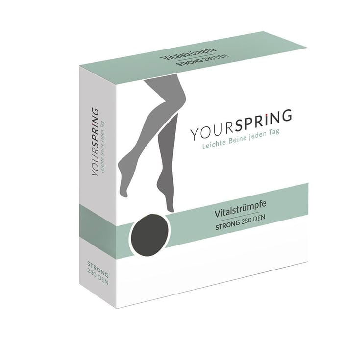 YOURSPRING strong blickdicht 280den AD 40/41 schw.