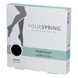 YOURSPRING strong blickdicht 280den AD 38/39 blau