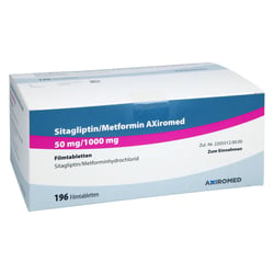 Sitagliptin/Metformin AXiromed 50 mg/1000 mg