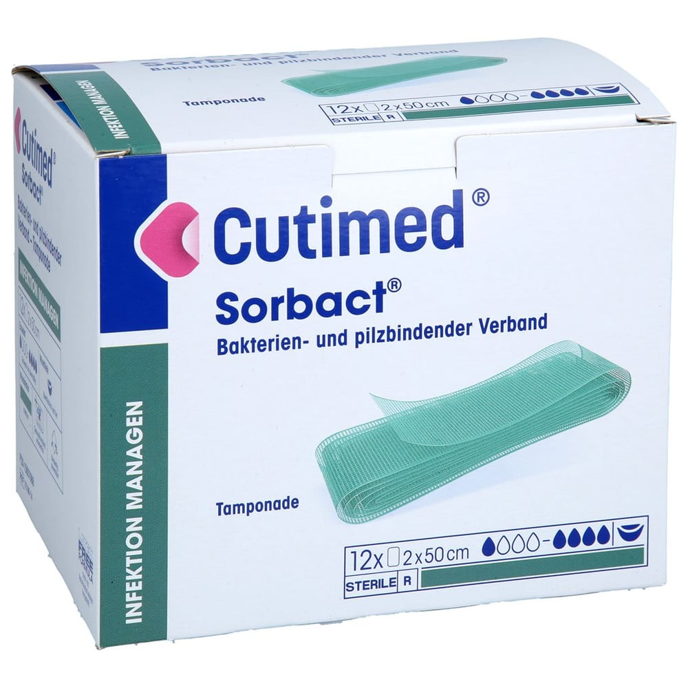 Cutimed Sorbact Tamponaden 2x50 cm Emra-Med