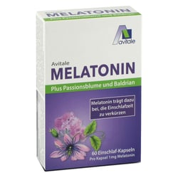 MELATONIN+PASSIONSBLUME+Baldrian Kapseln