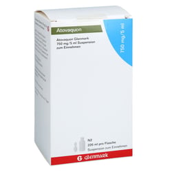 Atovaquon Glenmark 750 mg/5 ml Suspension z. Einnehmen