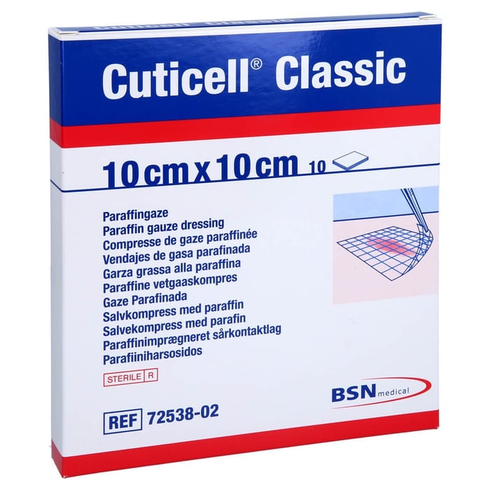 Cuticell Classic Wundgaze 10x10 cm