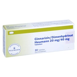 CINNARIZIN/Dimenhydrinat Heumann 20 mg/40 mg Tabl.