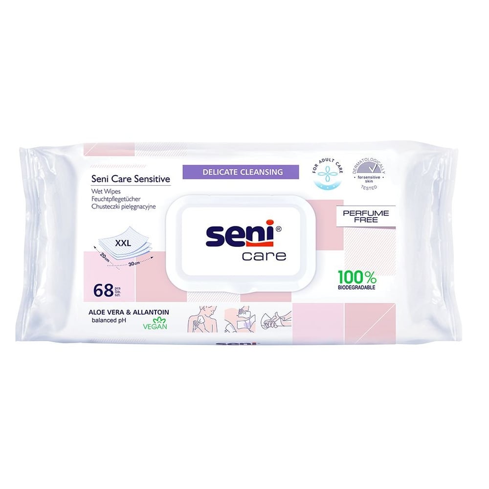 Seni Care Feuchtpflegetücher Sensitive