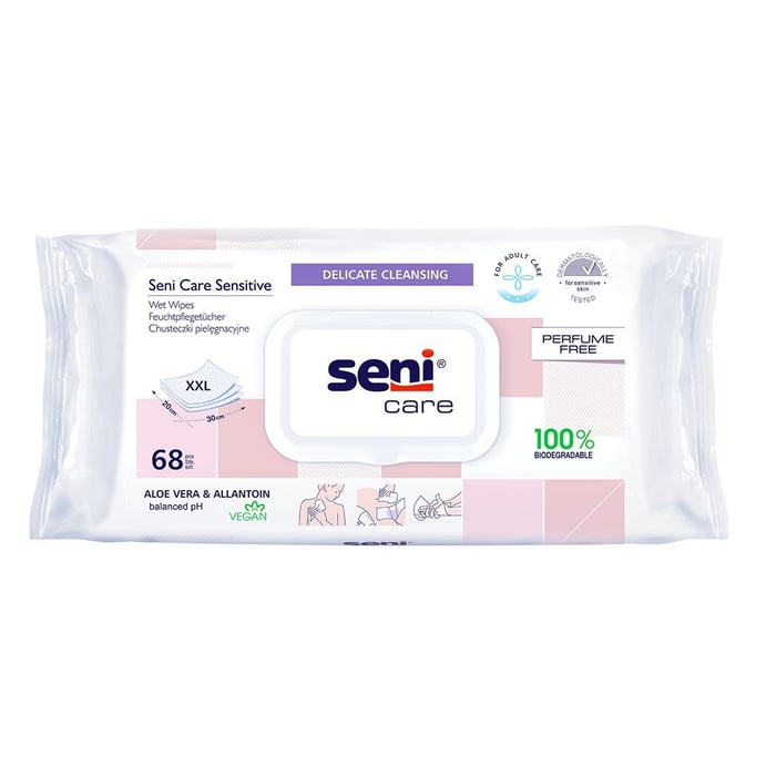 Seni Care Feuchtpflegetücher Sensitive