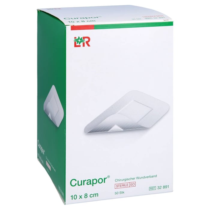Curapor Wundverband steril chirurgisch 10x8 cm