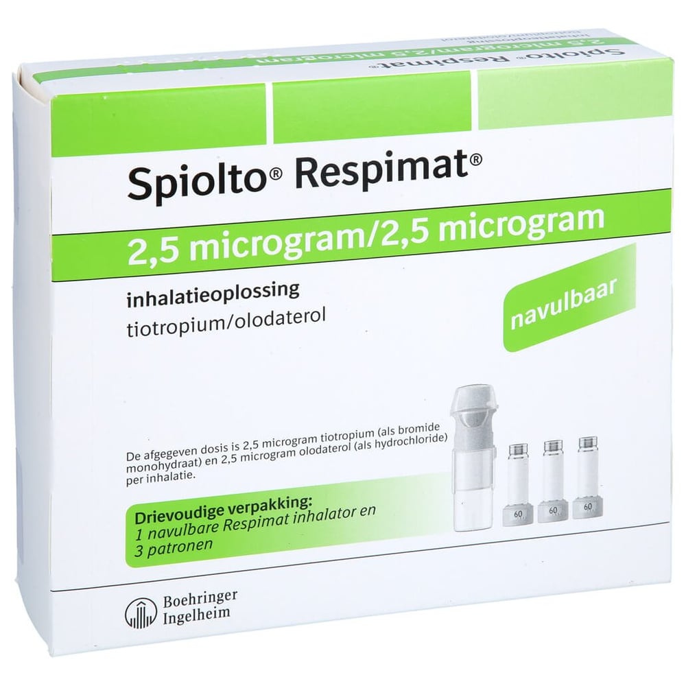 Spiolto Respimat 2.5 ug/2.5 ug Hub wiederverwendb.