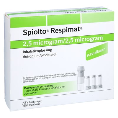 Spiolto Respimat 2.5 ug/2.5 ug Hub wiederverwendb.