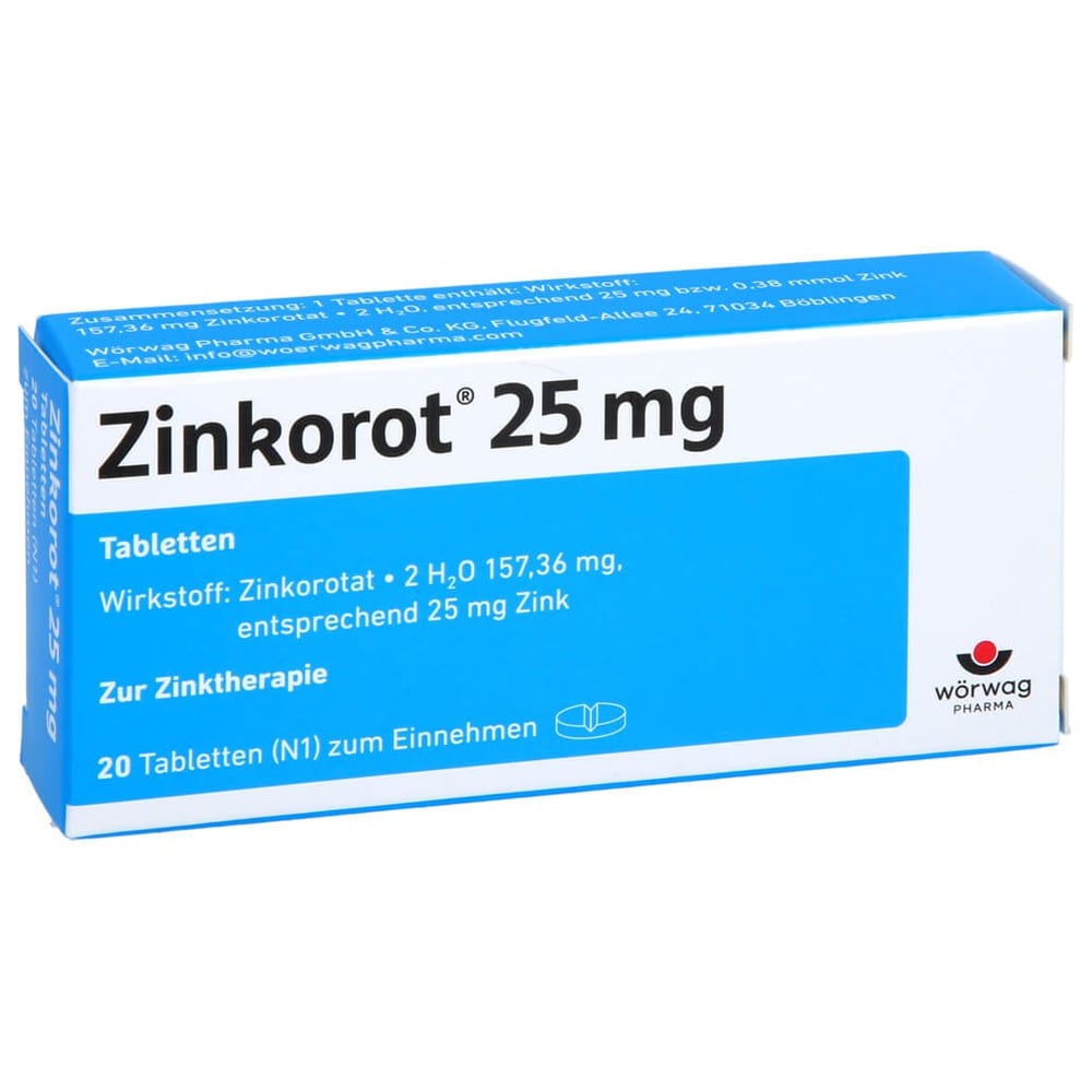 Zinkorot 25 mg