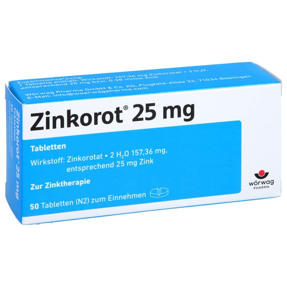 Zinkorot 25 mg